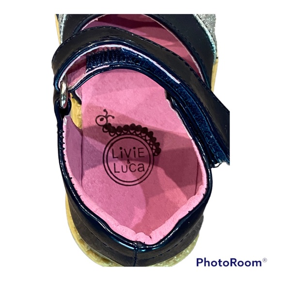 Livie & Luca Sundae Navy Patent 6 - Picture 5 of 9